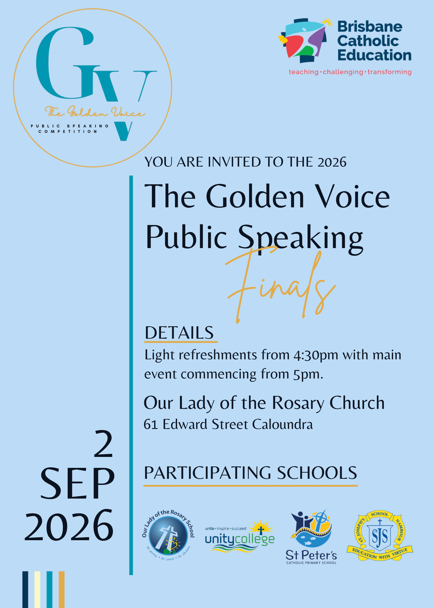 Invite to Golden Voice pg. 1